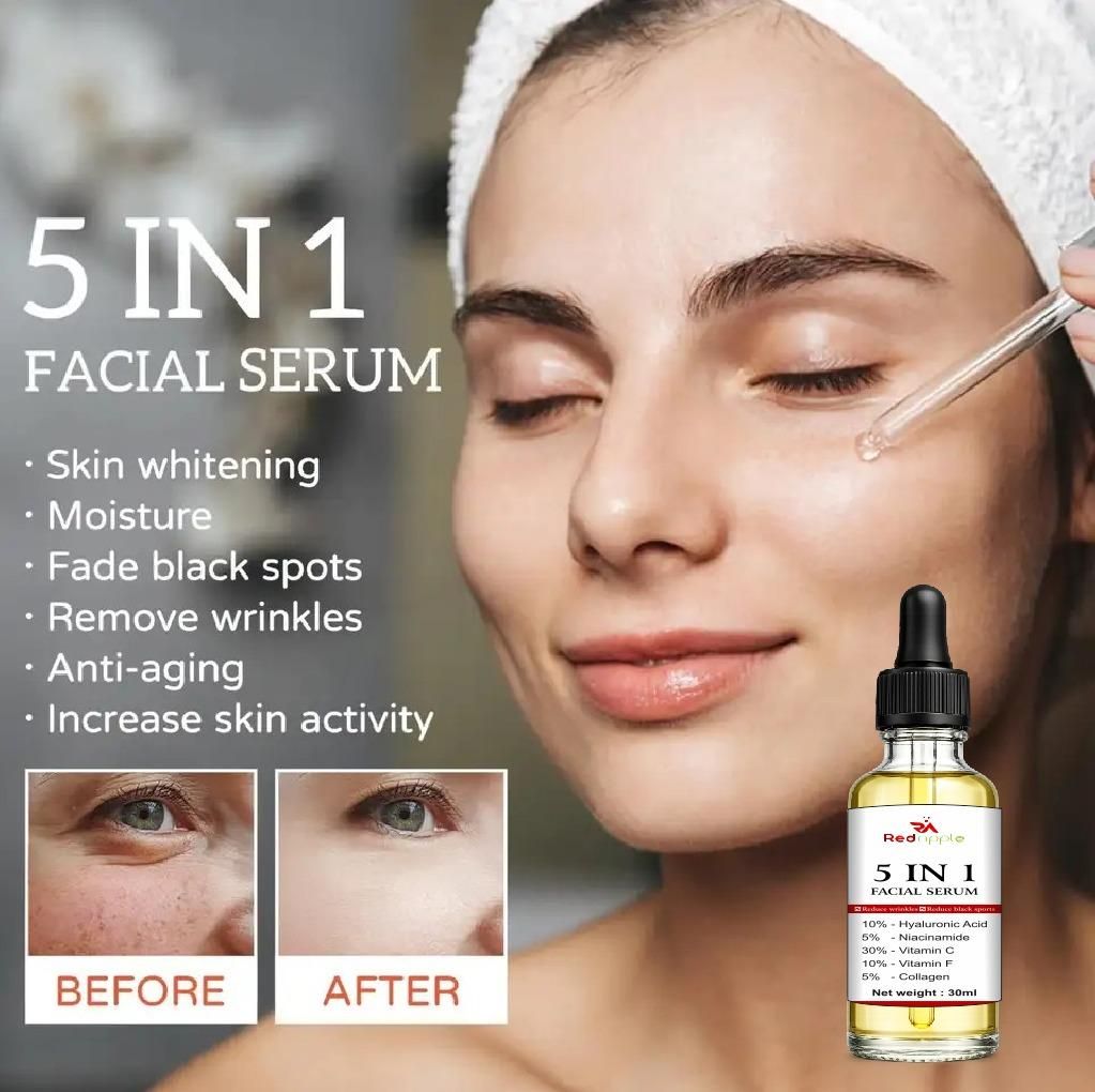 5 in 1 Facial Serum 60 ml Pack of 2
